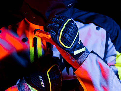 Spidi X-Force Motorcycle Summer Touring Gloves Black / Neon Streets