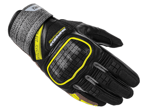 Spidi X-Force Motorcycle Summer Touring Gloves Black / Neon