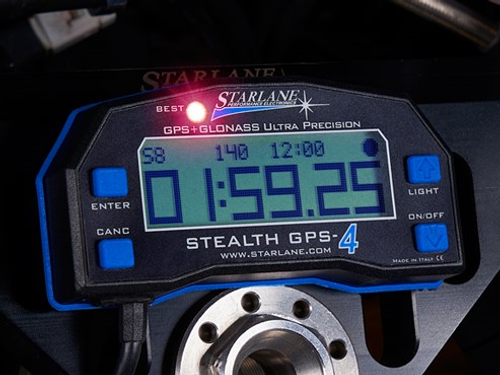 Starlane Stealth GPS-4 Lite Compact GPS Motorcycle Lap Timer: MOTO-D Racing