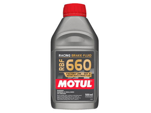 Motul RBF660 Racing Brake Fluid DOT 4 (.5lt)