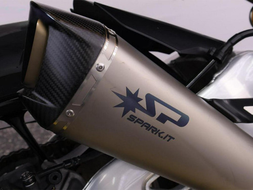 Carbon Fiber Cap on Konix Evo Titanium Silencer