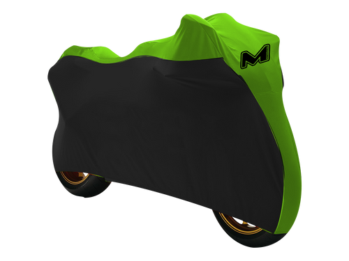 MOTO-D weatherproof motorcycle cover green / black