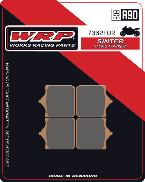 WRP Brake Pads Sinter Racing / Trackday 7362 F0R