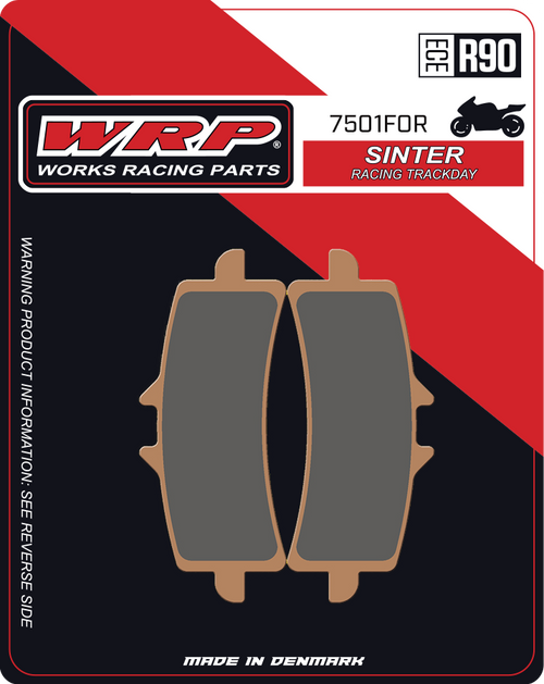 WRP Brake Pads Sinter Racing / Trackday 7501 F0R - Front