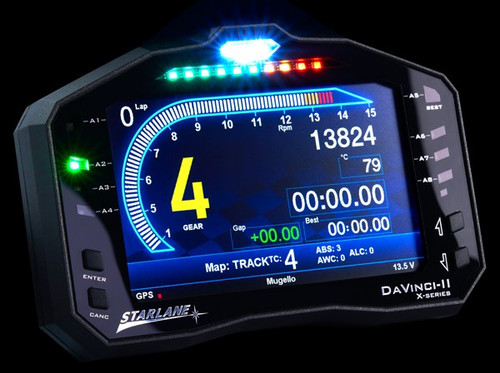Kawasaki ZX-6R 636 Motorcycle Racing Dashboard Data Acquisition