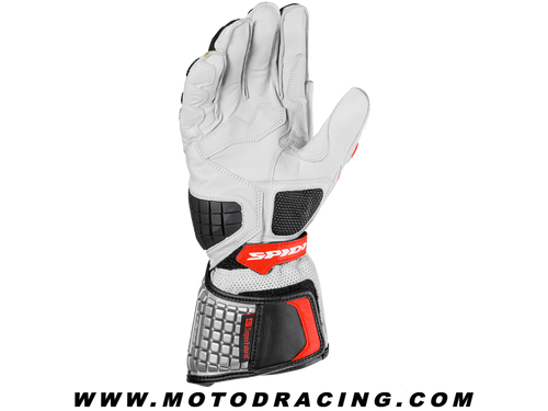 SPIDI Carbo Kangaroo Gloves Black / Red