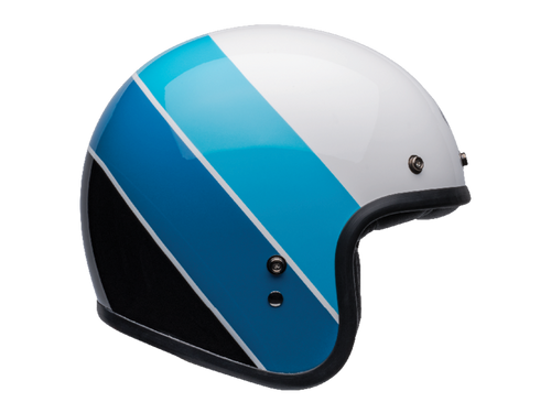 Bell "Custom 500" Helmet Rif White/Blue Size M