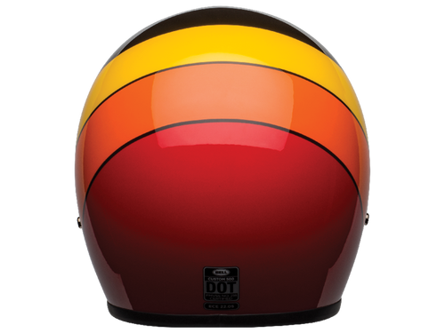 Bell "Custom 500" Helmet Rif Gloss Black/Yellow/Orange/Red Size L