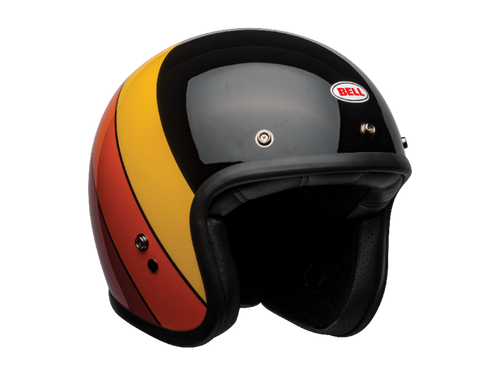 Bell "Custom 500" Helmet Rif Gloss Black/Yellow/Orange/Red Size L