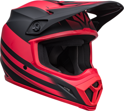 Bell "MX-9" Mips Helmet Disrupt Matte Black/Red Size