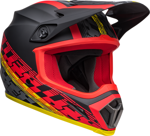 Bell "MX-9" Mips Helmet Offset Matte Black/Red