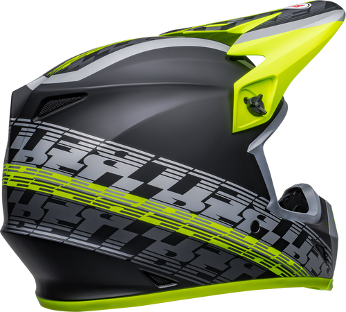 Bell "MX-9" Mips Helmet Offset Matte Black/Hi-Viz Yellow