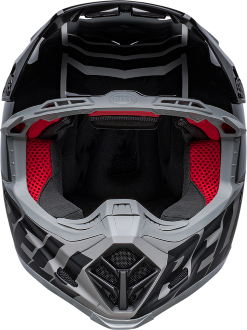 Bell "Moto-9S" Flex Helmet Sprint Matte/Gloss Black/Gray Size S