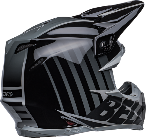 Bell "Moto-9S" Flex Helmet Sprint Matte/Gloss Black/Gray