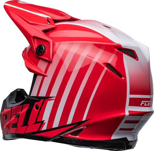 Bell "Moto-9S" Flex Helmet Sprint Matte/Gloss Red/Black