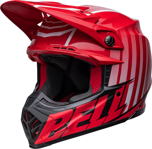 Bell "Moto-9S" Flex Helmet Sprint Matte/Gloss Red/Black