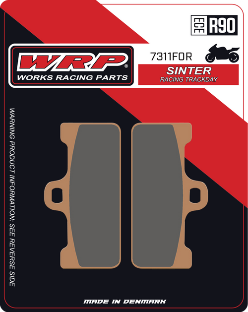 WRP Brake Pads Sinter Racing / Trackday 7311 F0R (Brembo P4 Calipers) (Front (2/pc)