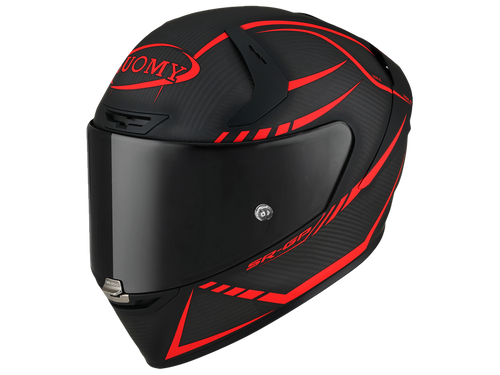 Suomy "SR-GP" Carbon Helmet Supersonic Gloss Black/Red Size L