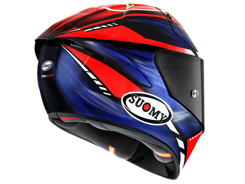 Suomy "SR-GP" Helmet On Board Blue/Red Size M