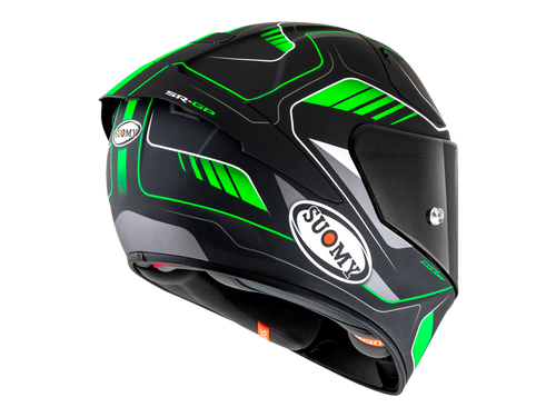 Suomy "SR-GP" Helmet Gamma Matte Black/Green Size L