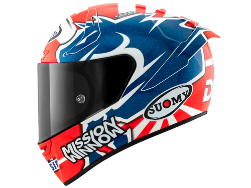 Suomy "SR-GP" Helmet Dovi Replica (Sponsor Logos) Size M