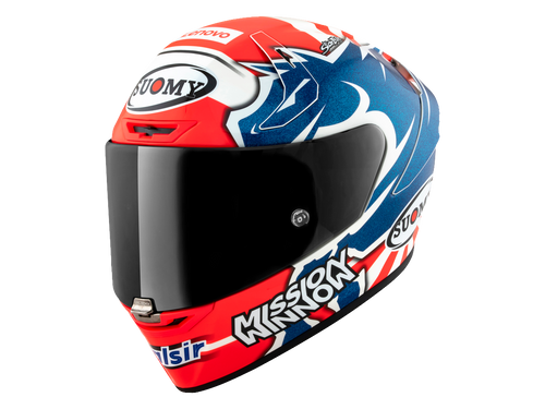 Suomy "SR-GP" Helmet Dovi Replica (Sponsor Logos) Size XL