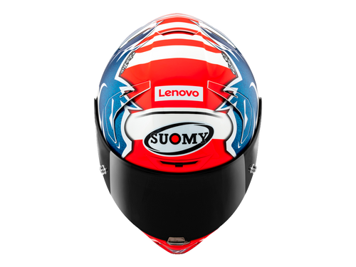 Suomy "SR-GP" Helmet Dovi Replica (Sponsor Logos) Size XXL