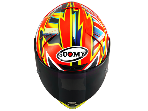 Suomy "SR-GP" Helmet Full Speed Red/Hi-Viz Size XS