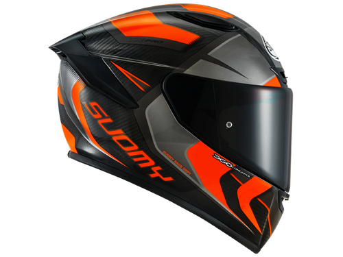 Suomy "TX-Pro" Carbon Helmet Advance Matte Black/Orange Size L