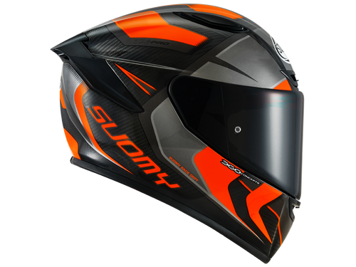 Suomy "TX-Pro" Carbon Helmet Advance Matte Black/Orange Size XL