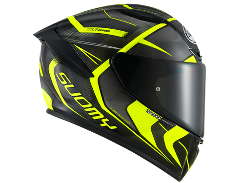 Suomy "TX-Pro" Carbon Helmet Advance Matte Black/Yellow Size M