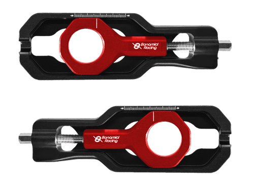 Bonamici Aprilia RSV4 / Tuono V4 Chain Adjuster (15-20) (Red)