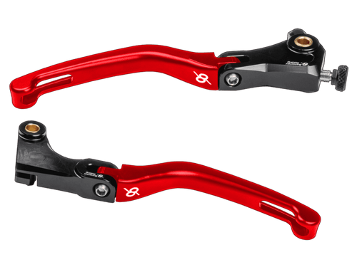 Bonamici BMW S1000RR Folding Levers (2020+) (Black/Red)