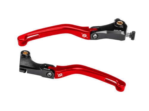 Bonamici BMW S1000RR Folding Levers (2020+) (Black/Red)