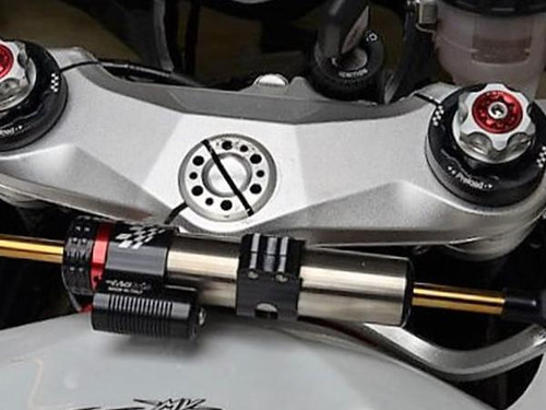 Matris MV Agusta F3 800/RC Steering Damper Upgrade Installed