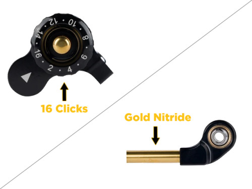 Stop Tank Slappers...16-Clicks Adjustable Steering Stabilizer MT-10