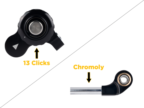 Stop Tank Slappers...13-Clicks Adjustable Steering Stabilizer RSV4
