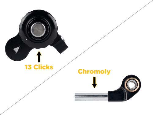 Stop Tank Slappers...13-Clicks Adjustable Steering Stabilizer Panigale