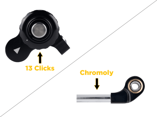Bolt on Stability for VTR1000 with 13 Clicks of Adjustment