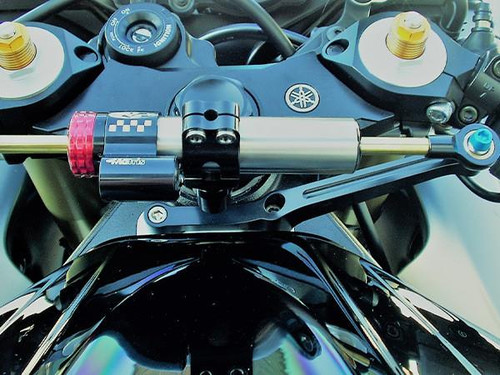 Matris Yamaha R6 Steering Damper Upgrade Installed