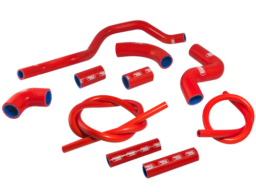 Samco Replacement Radiator Hose Kit Aprilia RSV4 (2009+) (Red)