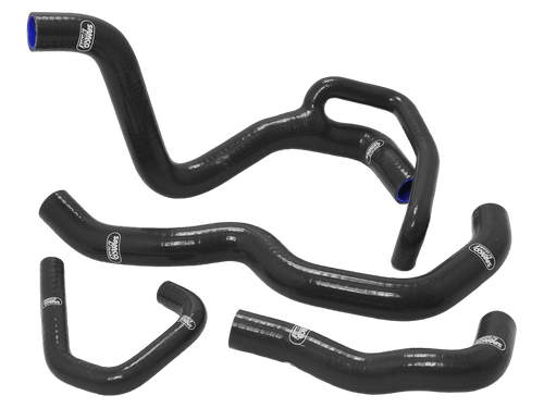 Samco Radiator Hose Kit Kawasaki Ninja ZX-6R (2009+) (Y-Piece Race) (Black)