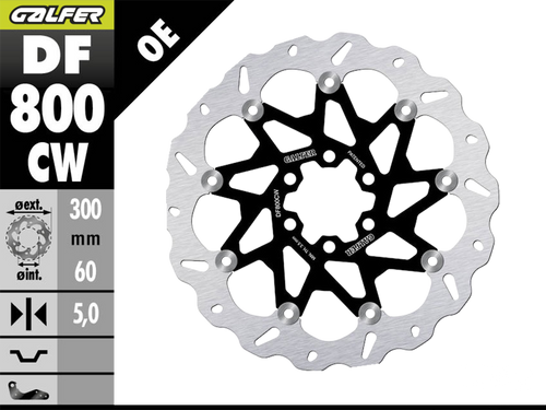 Galfer KTM RC 390 Front Brake 300mm Floating Wave Rotor (14-16) (GLF-DF800CW-B) Galfer KTM RC 390 Front Brake 300mm Floating Wave Rotor (14-16) (GLF-DF800CW-B)