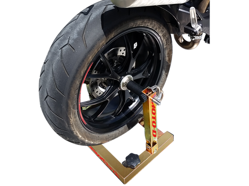 The Original Rear Trailer Restraint Stand for Motorcycles