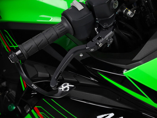 Bonamici Kawasaki Ninja ZX-4RR Racing Levers (Black/Green)