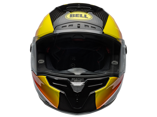 Bell Carbon "Race Star" Flex DLX Helmet Offset Black/Red