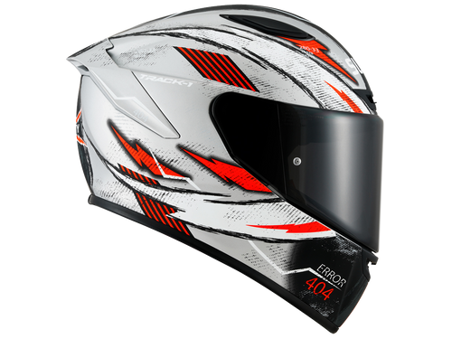 Suomy "Track-1" Helmet 404 Silver/Red