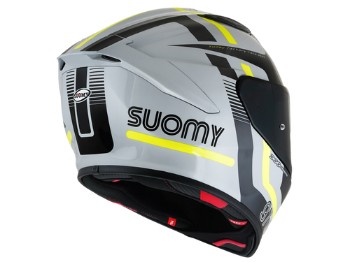 Suomy "Track-1" Helmet Ninety Seven Gray/Yellow Side