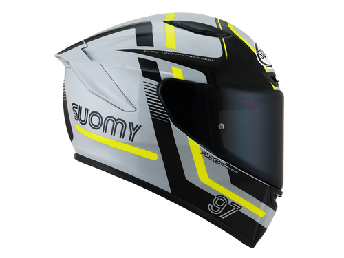 Suomy "Track-1" Helmet Ninety Seven Gray/Yellow