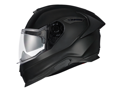 Nexx Y.100R Fullblack Matte Black Helmet (+iridium silver visor)